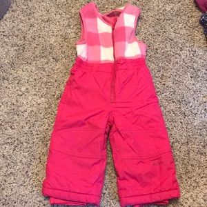 2t pink Columbia snow pants
